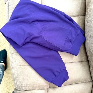 Purple scrub pants